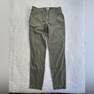 J.Crew light army green cotton pants